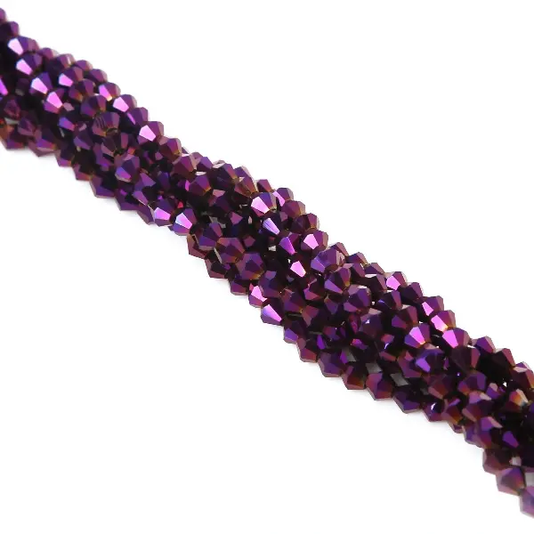 Purple plated-4mm, about 80-85 pieces/pack,chaincharmsupply.com