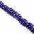 4mm Faceted Rhombus Crystal Beads Glass Diy Handmade Loose Bead - Dark blue AB-4mm about 80-85 pcs/pack