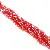 4mm Faceted Rhombus Crystal Beads Glass Diy Handmade Loose Bead - Big red AB-4mm about 80-85 pieces/pack
