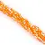 4mm Faceted Rhombus Crystal Beads Glass Diy Handmade Loose Bead - Light orange AB-4mm, about 80-85 pcs/pack