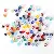 4mm Faceted Rhombus Crystal Beads Glass Diy Handmade Loose Bead - Mixed color-4mm, about 80-85 pcs/pack