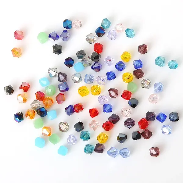 Mixed color-4mm, about 80-85 pcs/pack,chaincharmsupply.com