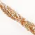 4mm Faceted Rhombus Crystal Beads Glass Diy Handmade Loose Bead - Gold Champagne-4mm, about 80-85 pcs/pack