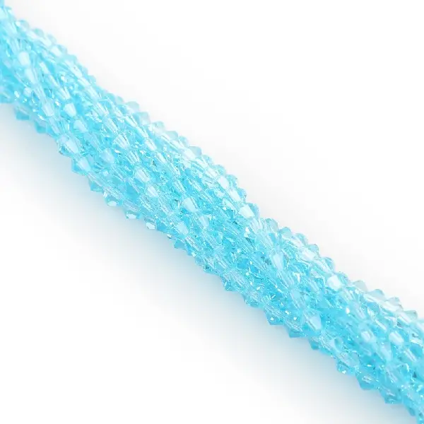 Lake blue-4mm, about 80-85 pieces/pack,chaincharmsupply.com