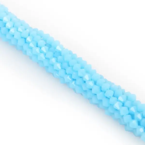 Lake blue porcelain-4mm about 80-85 pcs/pack,chaincharmsupply.com