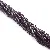 4mm Faceted Rhombus Crystal Beads Glass Diy Handmade Loose Bead - Dark violet-4mm, about 80-85 pcs/pack