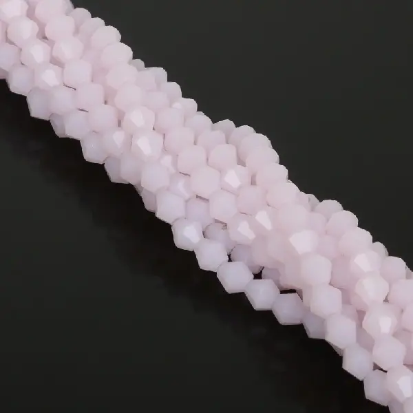 Pink porcelain-4mm, about 80-85 pcs/pack,chaincharmsupply.com