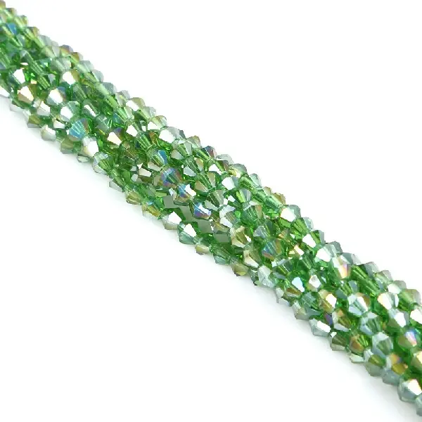Grass green AB-4mm about 80-85 pieces/pack,chaincharmsupply.com