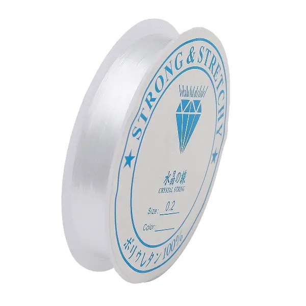 Thickness 0.2mm, transparent white, about 100 meters/roll,chaincharmsupply.com