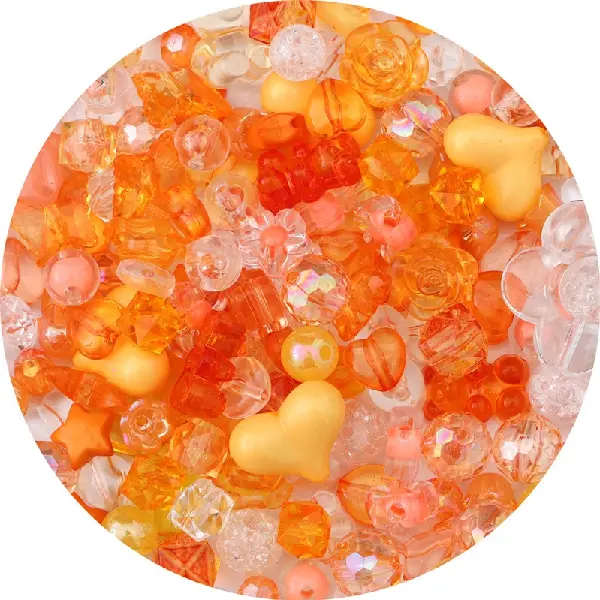 Orange series-randomly mixed 30g/pack,chaincharmsupply.com