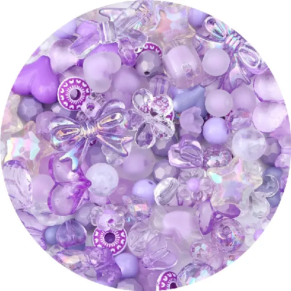 Purple series-randomly mixed 30g/pack,chaincharmsupply.com