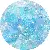 Retro Baroque Acrylic Diy Beads Blind Box Handmade Necklace Bracelet - Blue color-randomly mixed 30g/pack