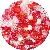 Retro Baroque Acrylic Diy Beads Blind Box Handmade Necklace Bracelet - Red color-randomly mixed 30g/pack