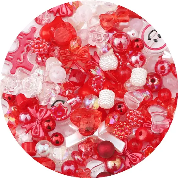 Red color-randomly mixed 30g/pack,chaincharmsupply.com