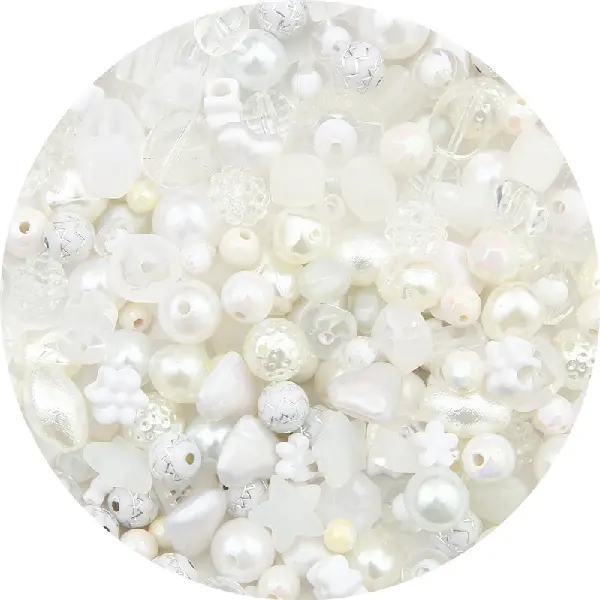 White color-randomly mixed 30g/pack,chaincharmsupply.com