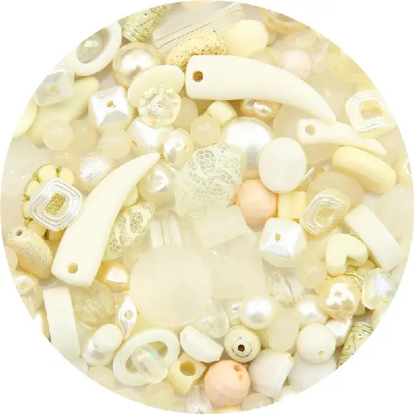 Beige color-randomly mixed 30g/pack,chaincharmsupply.com