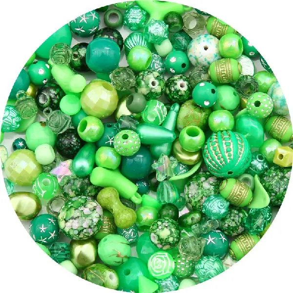 Dark green series-randomly mixed 30g/pack,chaincharmsupply.com