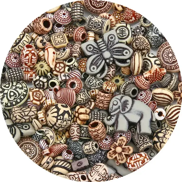 Antique gray coffee series-randomly mixed 30g/bag,chaincharmsupply.com
