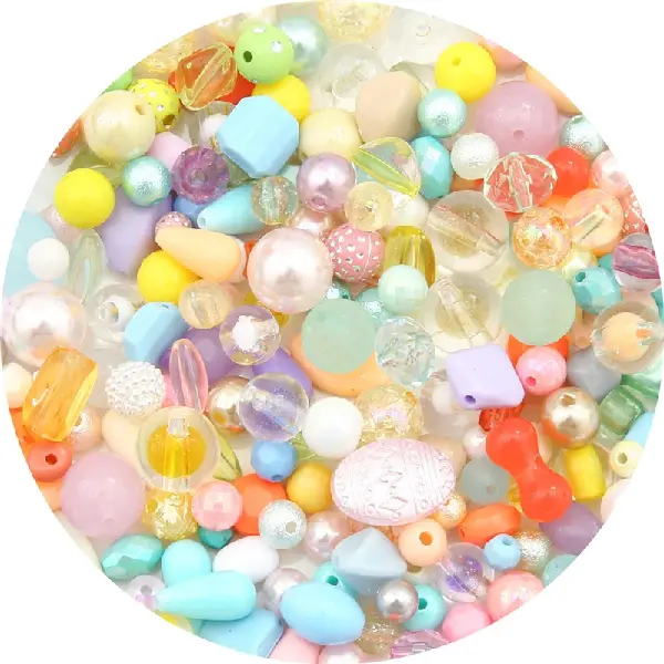 Transparent spring color-randomly mixed 30g/pack,chaincharmsupply.com