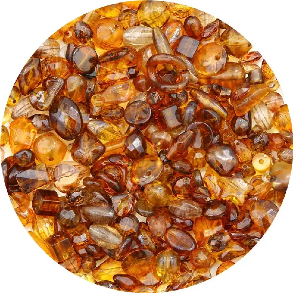 Amber color-randomly mixed 30g/pack,chaincharmsupply.com