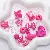 Retro Baroque Acrylic Diy Beads Blind Box Handmade Necklace Bracelet - Rose Red-randomly mixed 30g/pack