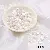 Diy Handmade Jewelry Accessories Abs High-gloss Special-shaped Imitation Pearl Bracelet - #02 Lentils, diameter 8mm, 20 pcs/pack, hole diameter about 1.5mm - white