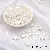 Diy Handmade Jewelry Accessories Abs High-gloss Special-shaped Imitation Pearl Bracelet - #04 Five-pointed star size 13.5×13.5mm 20 pieces/pack hole diameter about 1.5mm-white