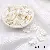 Diy Handmade Jewelry Accessories Abs High-gloss Special-shaped Imitation Pearl Bracelet - #06 leaf size 20×11mm 10 pieces/pack hole diameter about 1.5mm-white