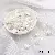 Diy Handmade Jewelry Accessories Abs High-gloss Special-shaped Imitation Pearl Bracelet - #07 long melon seeds, size 14×11mm, 10 pcs/pack, hole diameter about 1.5mm - white