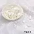 Diy Handmade Jewelry Accessories Abs High-gloss Special-shaped Imitation Pearl Bracelet - #08 small twisted size 14×9mm 20 pieces/pack hole diameter about 1.5mm-white