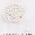 Diy Handmade Jewelry Accessories Abs High-gloss Special-shaped Imitation Pearl Bracelet - #25 Upper and lower tower beads, size 6×7mm, hole diameter about 1mm, 20 pcs/pack - white