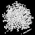Diy Handmade Jewelry Accessories Abs High-gloss Special-shaped Imitation Pearl Bracelet - #30 Long Rice 30pcs/pack-white