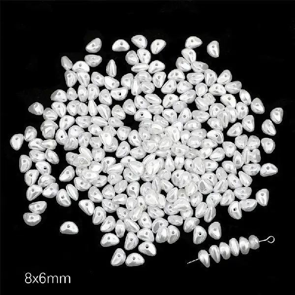 #36 semicircle 30 pcs/pack-white,chaincharmsupply.com