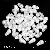 Diy Handmade Jewelry Accessories Abs High-gloss Special-shaped Imitation Pearl Bracelet - #42 Gourd 10pcs/pack-white