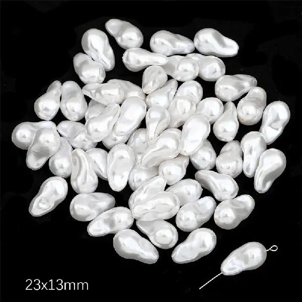 #42 Gourd 10pcs/pack-white,chaincharmsupply.com