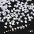 Diy Handmade Jewelry Accessories Abs High-gloss Special-shaped Imitation Pearl Bracelet - #48 Small flat beads 40 pcs/pack-white