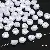 Diy Handmade Jewelry Accessories Abs High-gloss Special-shaped Imitation Pearl Bracelet - #49 Irregular flat round beads 20 pcs/pack-white