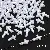 Diy Handmade Jewelry Accessories Abs High-gloss Special-shaped Imitation Pearl Bracelet - #50 Cross Beads 10pcs/pack-white