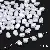 Diy Handmade Jewelry Accessories Abs High-gloss Special-shaped Imitation Pearl Bracelet - #57 Flat Oval Beads 20pcs/pack-white