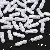 Diy Handmade Jewelry Accessories Abs High-gloss Special-shaped Imitation Pearl Bracelet - #58 long beads 10 pcs/pack-white