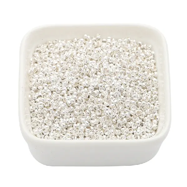 #03 style silver 2mm positioning beads-100 pcs/pack,chaincharmsupply.com