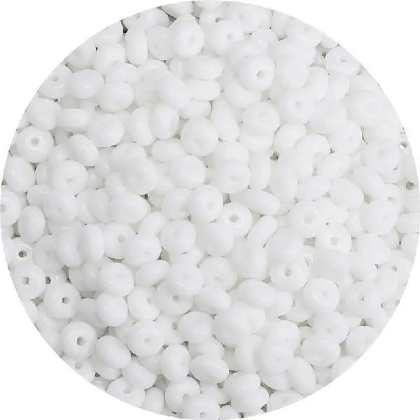 White 10g/pack, about 50-55 pcs,chaincharmsupply.com