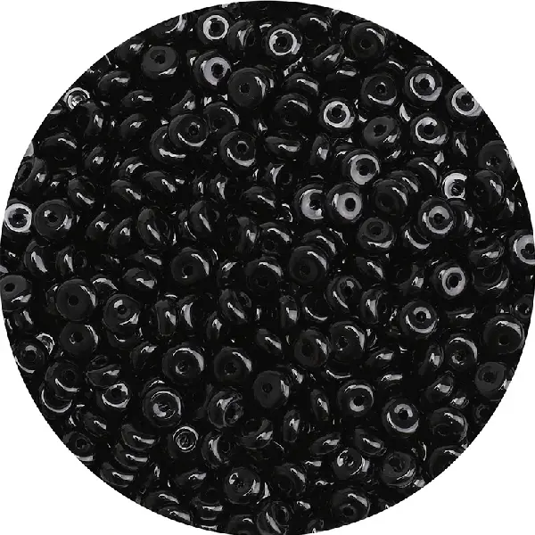 Black 10g/pack, about 50-55 pcs,chaincharmsupply.com