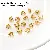Stainless Steel Covered Buckle Positioning Bead Accessories Set Handmade Diy - Cover buckle 3.2x6.3mm, positioning buckle 2mm, gold - 50 pcs each, total 100 pcs/pack