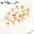 Stainless Steel Covered Buckle Positioning Bead Accessories Set Handmade Diy - Cover buckle 2.5x5mm, positioning buckle 1.5mm gold - 50 pcs each, total 100 pcs/pack