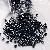Glass High Quality Dark Black Rice Beads Diy Handmade Beaded - Dark blue 3mm hole diameter about 1mm 10g/pack about 350 pieces