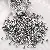 Glass High Quality Dark Black Rice Beads Diy Handmade Beaded - Silver 3mm, hole diameter about 1mm, 10g/pack, about 400 pieces