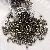 Glass High Quality Dark Black Rice Beads Diy Handmade Beaded - Silver-filled rice beads 3mm, hole diameter about 1mm, 10g/pack, about 350 pieces