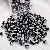 Glass High Quality Dark Black Rice Beads Diy Handmade Beaded - Watermelon beads 4mm, hole diameter about 1mm, 10g/pack, about 110 pieces
