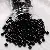 Glass High Quality Dark Black Rice Beads Diy Handmade Beaded - Black 4mm, hole diameter about 1mm, 10g/pack, about 150 pieces